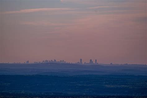 Boston Skyline at Sunrise From Wachusett Mountain Photo Landscape Print - Etsy