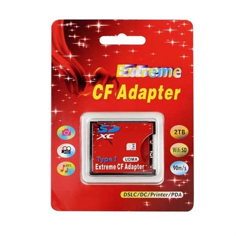 Sd To Cf Card Adapter Mmc To Standard Compact Flash Type I Card Converter Udma Card Reader For ...