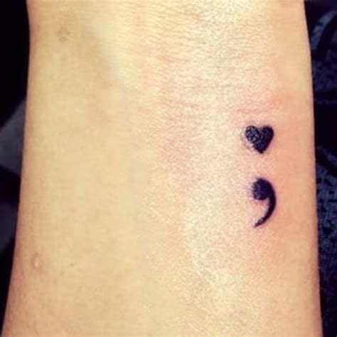 what does getting a semicolon tattoo mean - Efficient Chatroom Photo ...