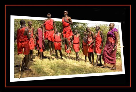 Masai dancers by elmurray