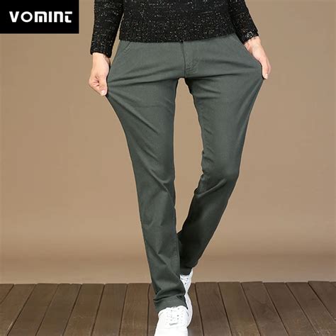 Aliexpress.com : Buy 2019 VOMINT New Mens Casual Pants Trousers Slim ...