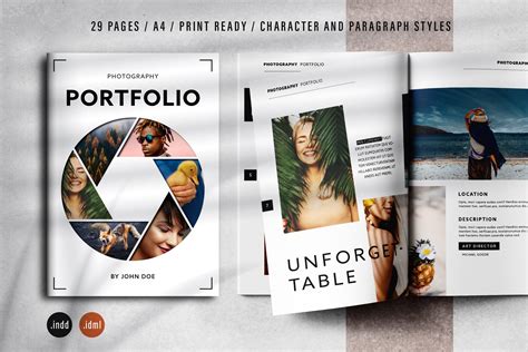 Photography Portfolio Layout | Creative Market