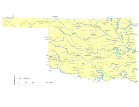 Oklahoma Map Of Lakes – Interactive Map