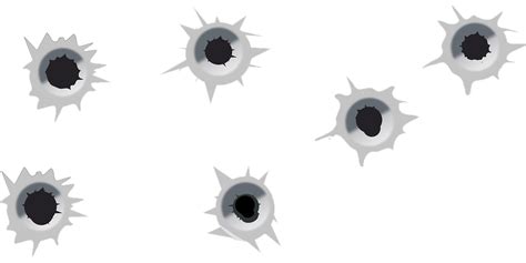 Download Bullet Holes, Target Shooting, Gunshot. Royalty-Free Vector Graphic - Pixabay