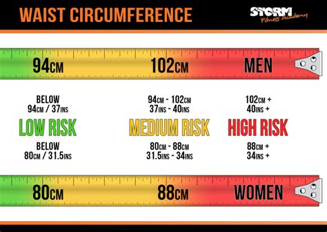 Health check - Waist circumference - Storm Fitness Academy