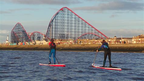 SUP from Southport Pier to Blackpool Pier - SUP North UK - Stand up ...