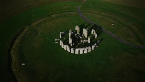 aerial overhead stonehenge fly-around | Editorial Video | 11882940a