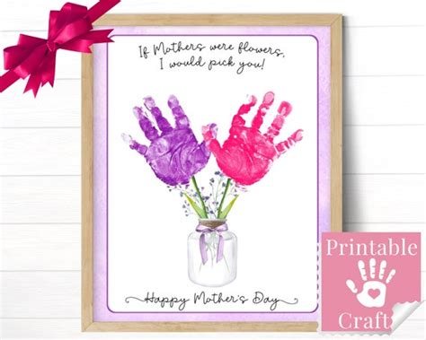 Mothers Day Crafts for Kids Printable Preschool Gift for Mom - Etsy