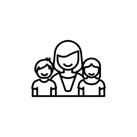 family icon. outline icon 22132122 Vector Art at Vecteezy