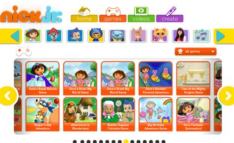 Nick Jr Kids Games Online