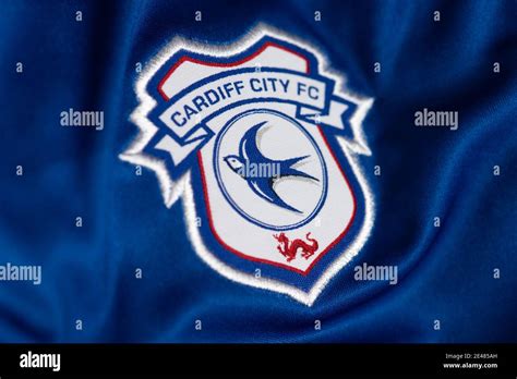 Close up of Cardiff City FC badge Stock Photo - Alamy