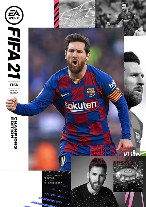 I made some alternative covers of the Fifa21 Champions Edition with CR7, Messi, Ramos and ...