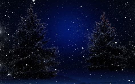 Night Christmas Tree Wallpapers - Wallpaper Cave