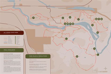 Jay Cooke State Park Trail Map | Behance