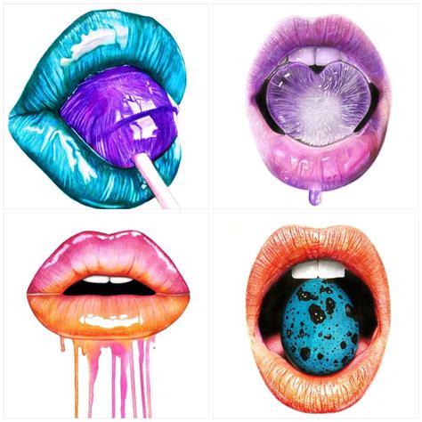 Cool Drawings Of Lips