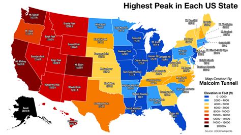 United States Elevation - Vivid Maps