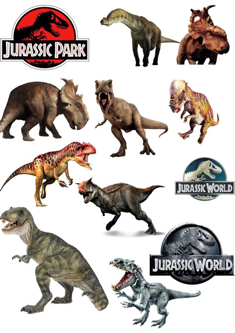 Jurassic park dinosaurs png png no watermark