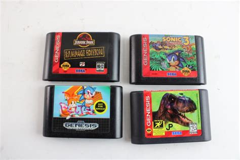 Sega Genesis Games, 4 Pieces | Property Room