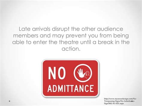 Theatre audience etiquette