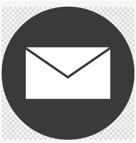 Download Email Icon Black Clipart Computer Icons Email - Mail Icon Grey Circle | Transparent PNG ...