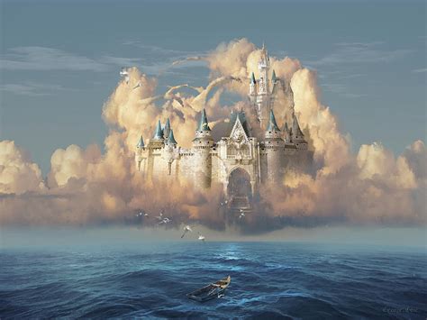 Castle In The Sky Digital Art by George Grie