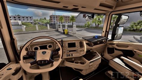 Scania Next Gen Beige-Brown Interior | ETS2 mods