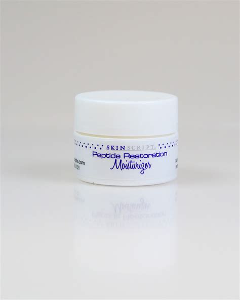 Peptide Restoration Moisturizer – Skin Script Skin Care