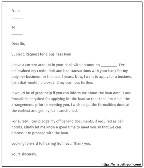 Loan Application Letter to Bank | Loan Application, Application Letters, Motivational Letter