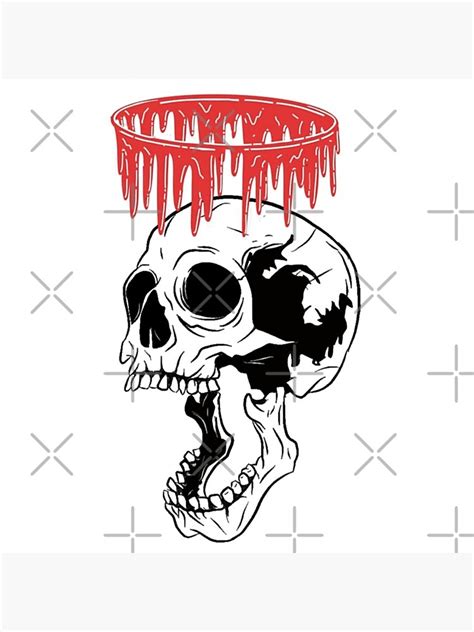 "Blood crown skull | screaming skull | scary blood skull | Halloween scary skull | dripping ...