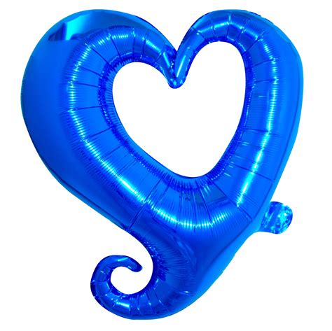 Buy 18" Classy Heart Royal Blue balloons for only 0.46 USD by Airise ...