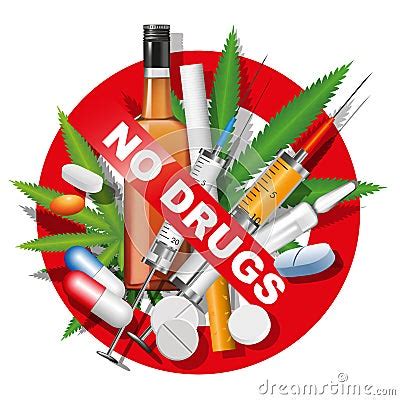 No Drugs Stock Vector - Image: 52687162