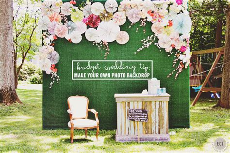 DIY Photo Booth Backdrop – “Knock It Off!” Wedding