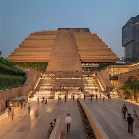 Binfer | midjourney reinvents ancient ziggurat pyramid as modern ...