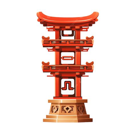 Japanese Pillar Clipart Generative Ai, Japanese, Pillar, Clipart PNG Transparent Image and ...