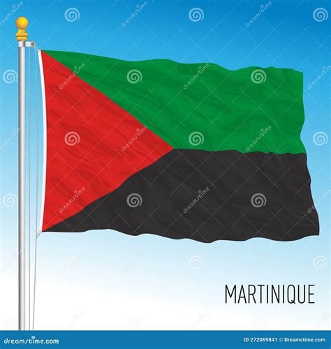 New Martinique Flag 2023, Illustration Stock Vector - Illustration of exotic, national: 272069841