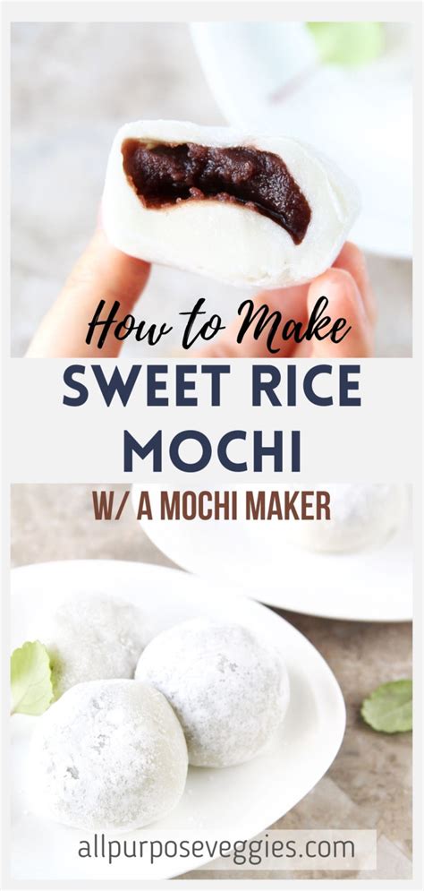 How to Make Mochi from Scratch! (w/ a Mochi Maker) - All Purpose Veggies