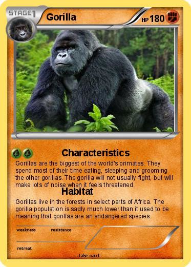 Pokémon Gorilla 90 90 - Characteristics - My Pokemon Card