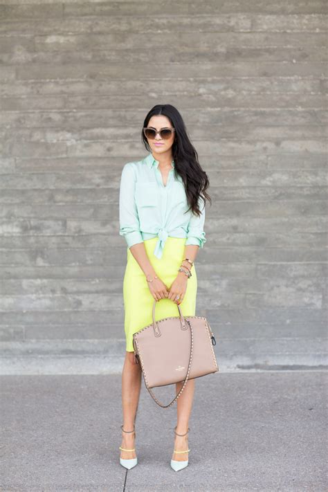 Stylish Mint Outfits To Copy Till The End Of The Summer - fashionsy.com