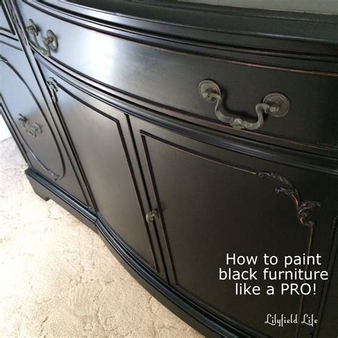 Lilyfield Life: How to paint furniture black like a boss