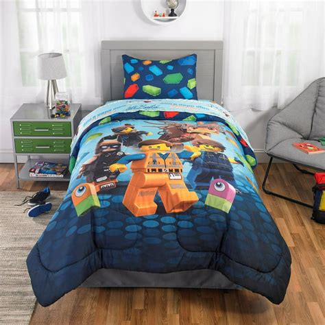 LEGO Movie 2 Boys Full Comforter, Sheets & BONUS Sham (6 Piece Bedding ...