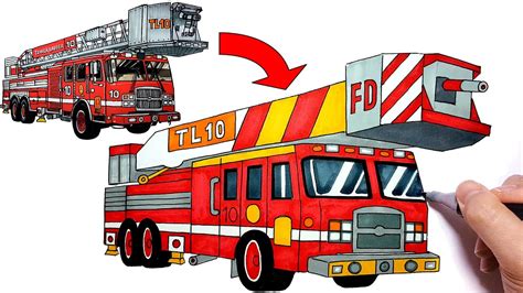 Discover more than 75 fire truck sketch easy super hot - seven.edu.vn