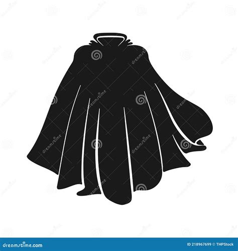 Superhero Cape Vector Icon stock vector. Illustration of icon - 218967699