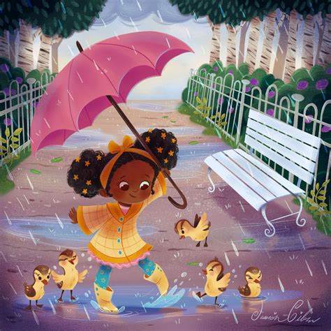 Rainy Day on Behance | Picture books illustration, Illustration, Book ...