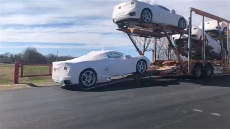 National Corvette Museum Receives First Delivery Of C8 Corvettes!