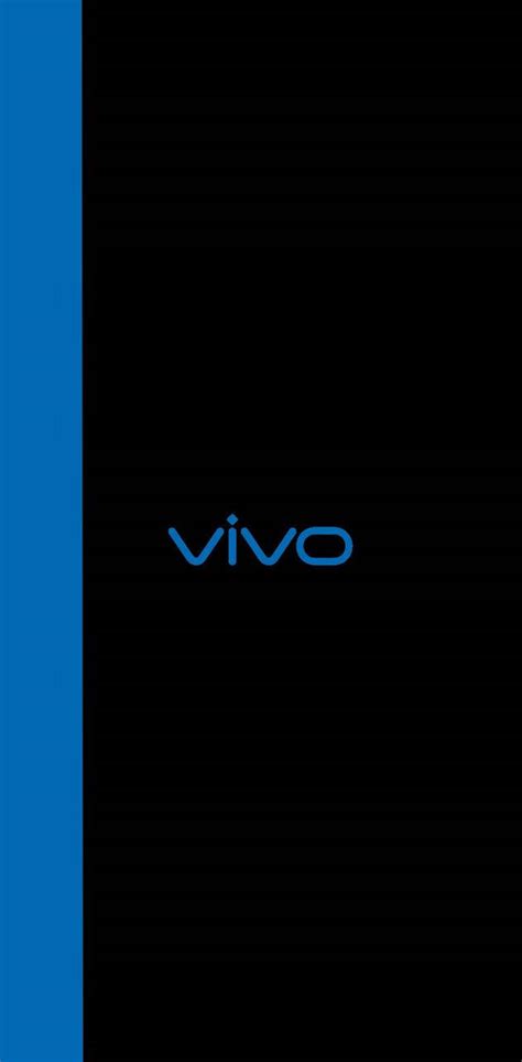 Download Blue Strip And Vivo Logo Wallpaper | Wallpapers.com