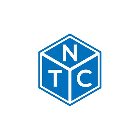 NTC letter logo design on black background. NTC creative initials letter logo concept. NTC ...