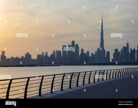 Dubai city skyline Stock Photo - Alamy