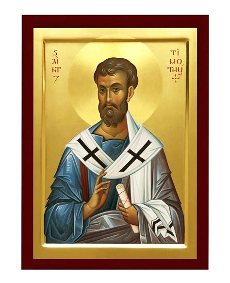 Saint Timothy Icon Handmade Greek Orthodox Icon of St Timothy - Etsy