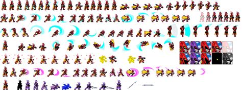 Download Mega Man_ Zero_ Sprite_ Sheet | Wallpapers.com