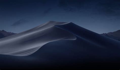 Here’s the macOS Mojave wallpaper at night! : apple